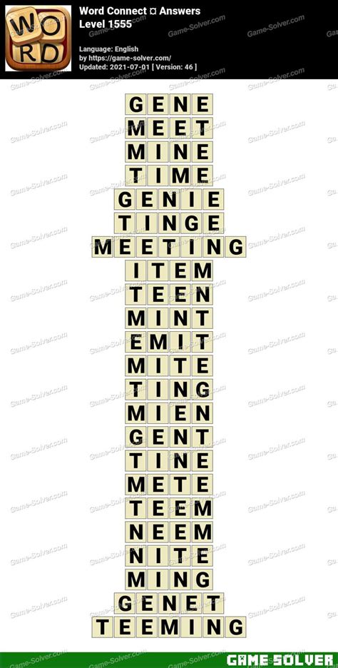wordalot 1555|Word Collect Level 1555 answers. All packs / puzzles.
